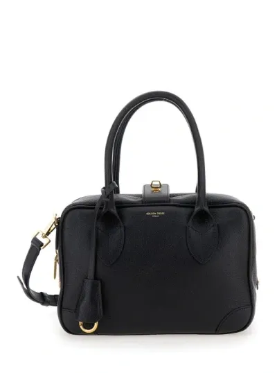 Golden Goose Black Leather Vita Handbag