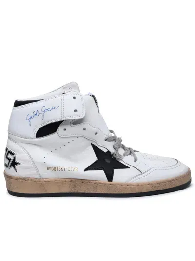 Golden Goose Sky-star High Top Sneaker In White