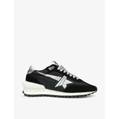 Golden Goose Running Marathon Nylon Upper Suede Toe In Brown