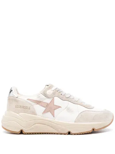 Golden Goose Running Sneaker In Whtapeslvr