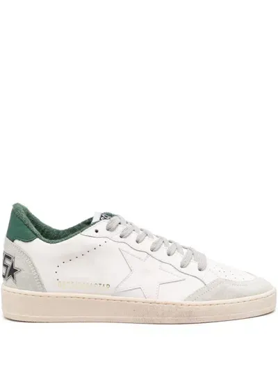 Golden Goose Men's White Sneakers With Polyurethane, Cow Leather, Cotton, And Cellulosa From Fw24 Collection