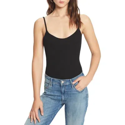 Goldie Pointelle Cami Top In Black