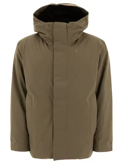 Goldwin Snow Range Parka Jacket In Green