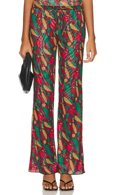 Gonza Wide Leg Pants In Brown