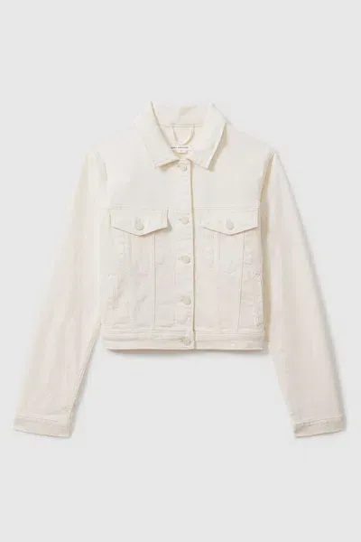 Good American Cloud White Jacket