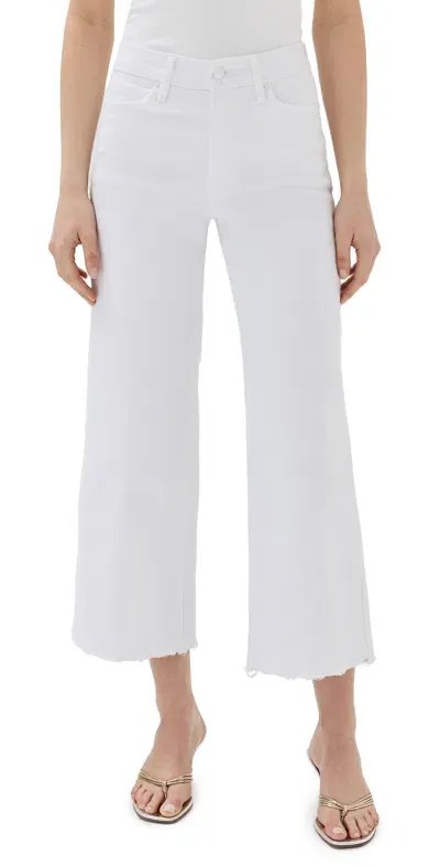 Good American Womens White001 Good Waist Palazzo Wide-leg High-rise Stretch-denim Jeans In W001