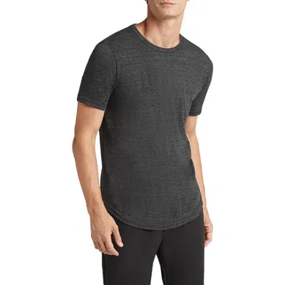 Goodlife Scallop Crewneck T-shirt In Black