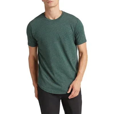 Goodlife Scallop Crewneck T-shirt In Evergreen