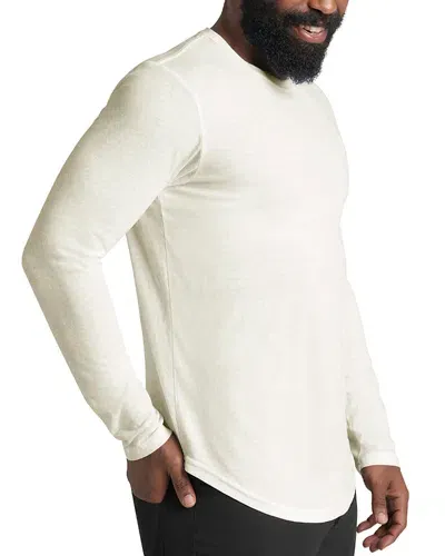 Goodlife Slim Fit Heathered Long Sleeve Tee In Seed