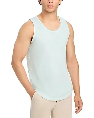 Goodlife Sun Faded Slub Scallop Tank In Salt Air