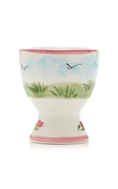 Goods By Laura Chautin Landscape Egg Cup In Pink