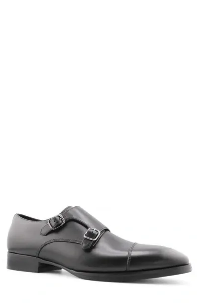 Gordon Rush Brayden Double Monk Strap Shoe In Black