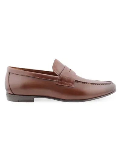 Gordon Rush Men's Morgan Slip On Moc Toe Penny Loafers In Tan