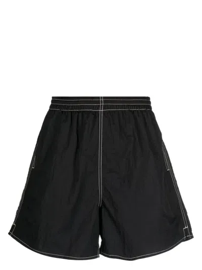 Gramicci Contrast-stitching Shorts In Black