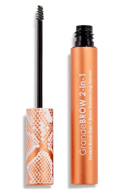 Grande Cosmetics Grandebrow 2-in-1 Tinted Brow Gel + Brow Enhancing Serum In Medium