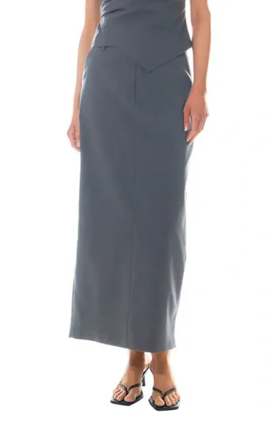 Grey Lab Mid Rise Maxi Skirt