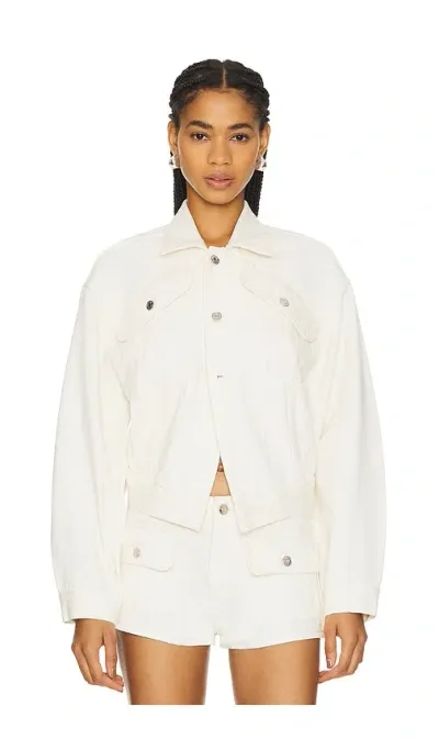 Grlfrnd Amelia Oversized Cinched Waist Jacket In Western Canyon