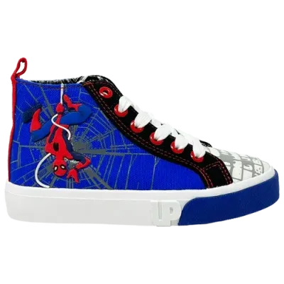 Ground Up Girls Preschool   Spiderman High Top In Royal/red