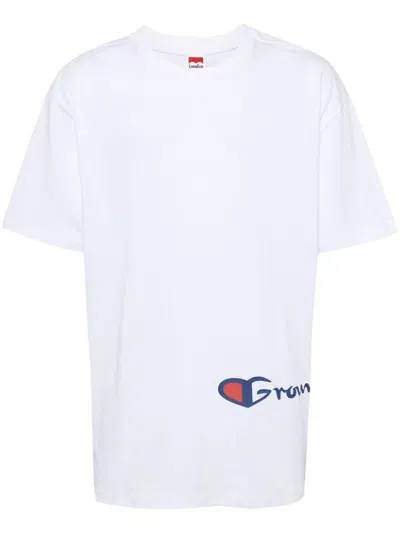 Ground Zero Logo-print Cotton T-shirt In White