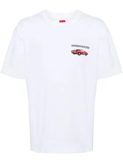 Ground Zero Logo-print Cotton T-shirt In White