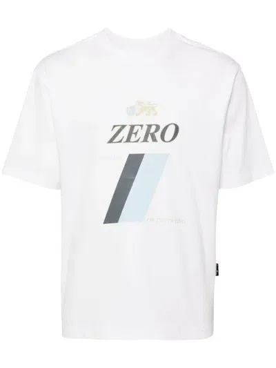 Ground Zero Logo-print Cotton T-shirt In White