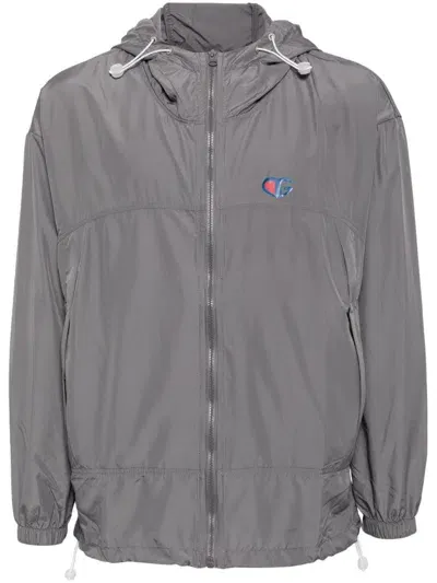 Ground Zero Sporty G Windbreaker In Grey