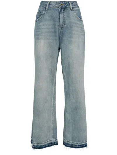 Ground Zero Straight-leg Jeans In 蓝色