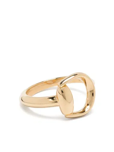 Gucci 18kt Yellow Gold Horsebit Ring