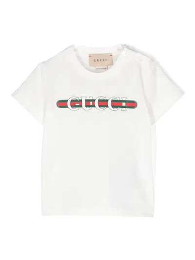 Gucci B Ss T-shirt In White