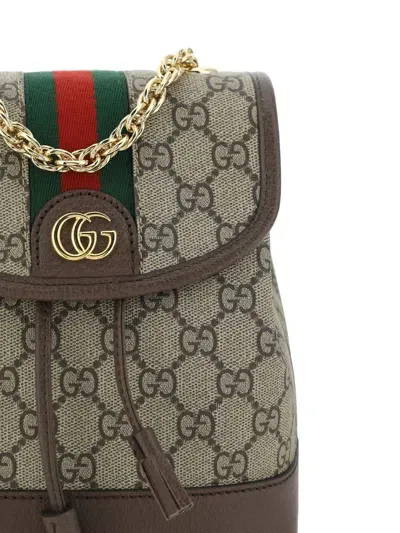 Gucci Ophidia Backpack In B.eb/n.acero/vrv