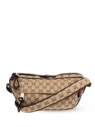 Gucci Belt Bag With Logo In Beige