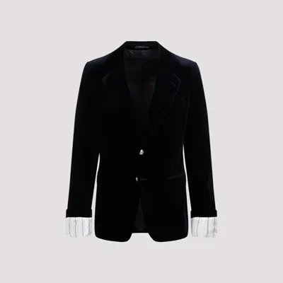 Gucci Caspian Cotton Jacket In Black