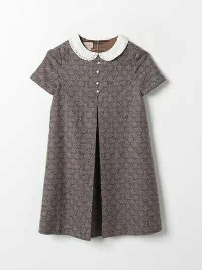 Gucci Dress  Kids Color Brown In Braun