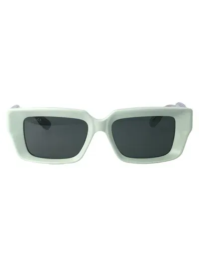 Gucci Eyewear In 003 Green Green Grey