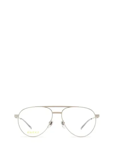 Gucci Eyewear Eyeglasses In Silver