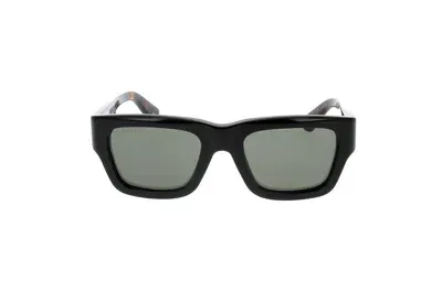 Gucci Eyewear Rectangular Frame Sunglasses In Black