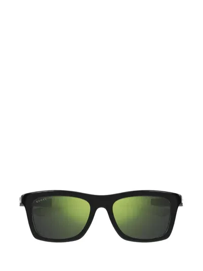 Gucci Eyewear Square Frame Sunglasses In Black