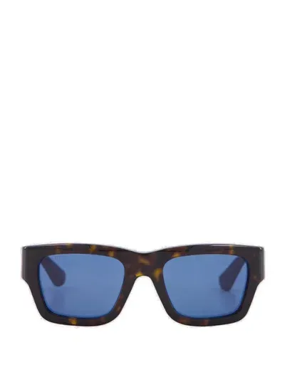 Gucci Eyewear Square Frame Sunglasses In Brown