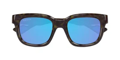 Gucci Eyewear Square Frame Sunglasses In Multi