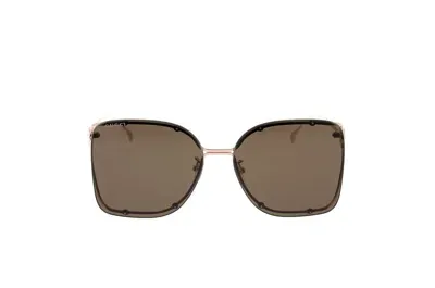 Gucci Eyewear Square In Gold