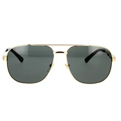 Gucci Eyewear Sunglasses In Gold