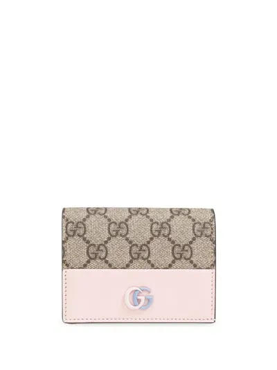 Gucci Gg Marmont Wallet In Pink