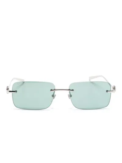 Gucci Gg1703s Sunglasses In 银色