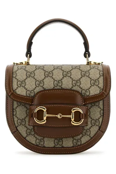 Gucci Horsebit 1955 Crossbody Bag In Neutrals