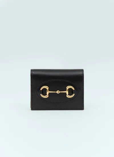 Gucci Horsebit 1955 Cardholder In Black