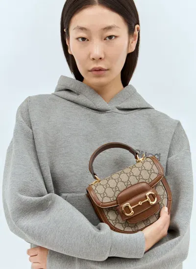 Gucci Horsebit 1955 Mini Handbag In Brown