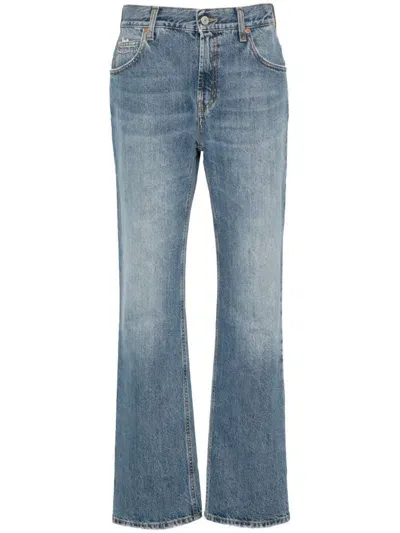 Gucci Horsebit Denim Jeans In Blue