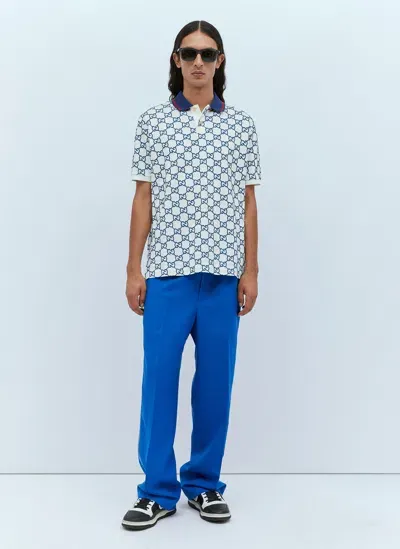 Gucci Interlocking G Track Pants In Blue