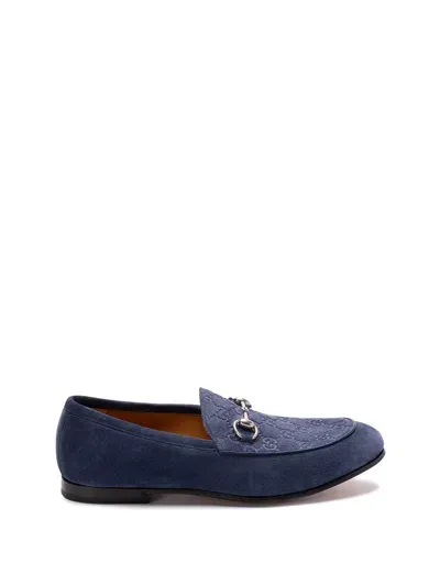 Gucci `jordy` Loafers In Blue