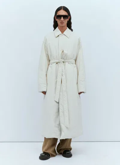 Gucci Lightweight Matte Coat In White